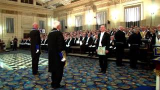 Freemasons Ritual in action HD [upl. by Sedgewinn]