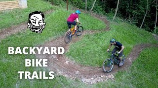 Backyard MTB Trails  Building amp Riding [upl. by Yannodrahc]