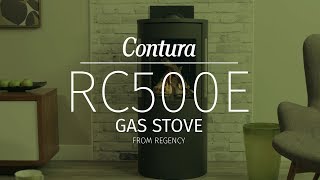 Contura RC500E Modern Freestanding Gas Stove by Regency [upl. by Sillsby]