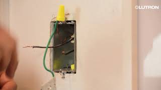 Installing a Lutron Dalia Dimmer in a Single Pole Application [upl. by Airak]