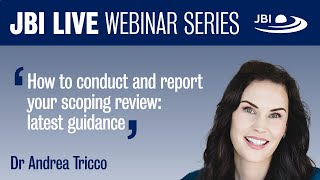 How to conduct and report your scoping review latest guidance [upl. by Eikcor]