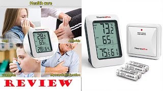 ThermoPro TP 60S Digital Hygrometer Indoor Outdoor Thermometer Humidity Monitor users guide [upl. by Miksen]