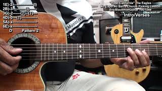 HOTEL CALIFORNIA The Eagles Guitar Lesson Picking amp EASY CHORDS EricBlackmonGuitar GUITAR LESSONS​ [upl. by Diarmid]