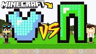 ZAMEK NAPIERŚNIK VS ZAMEK NOGAWICE W MINECRAFT [upl. by Indyc]