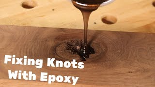 Fixing Knots and Voids With Epoxy [upl. by Rot]