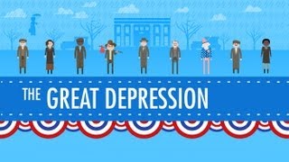 The Great Depression Crash Course US History 33 [upl. by Nivri588]