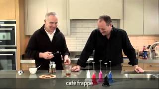 How to make a frappé coffee using an aerolatte milk frother [upl. by Onailime]