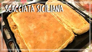 SCACCIATA SICILIANA  RICETTA IMPASTO [upl. by Ahsenal427]