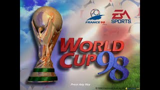 World Cup 98 gameplay PC Game 1998 [upl. by Danzig]