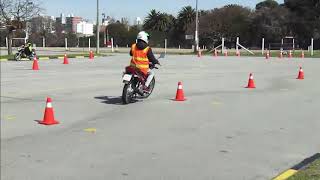 Exámen práctico para moto Categoría G2  Montevideo Uruguay [upl. by Eyde]