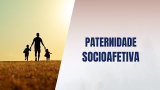 Paternidade socioafetiva [upl. by Rafat]