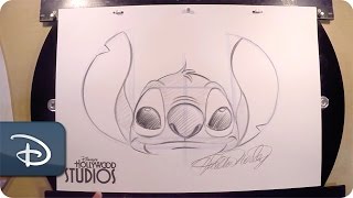 HowTo Draw Stitch  Walt Disney World [upl. by Eecrad]