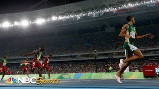 Wayde van Niekerk obliterates 400m world record at Rio Olympics  Zulu radio call I NBC Sports [upl. by Alyce]