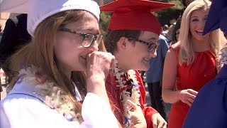 FOX5 Surprise Squad Homeless Triplets Defy Odds Then Pulled from Graduation After Getting Diplomas [upl. by Franciskus]