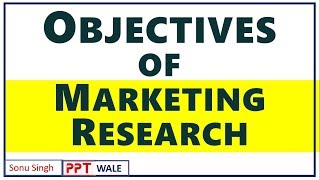 3 OBJECTIVES OF MARKETING RESEARCH IN HINDI  Marketing Research  BBAMBA  ppt [upl. by Macdougall]