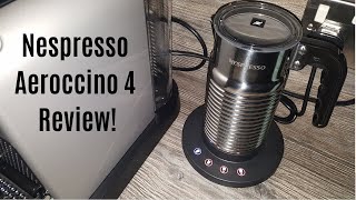 Nespresso Aeroccino 4 Milk Frother Review  Worth upgrading from the Aeroccino 3 [upl. by Allemahs]