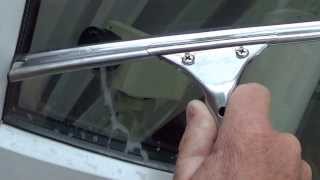 How To Use a Squeegee  Window cleaning tips [upl. by Alegnaed]