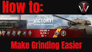 WoT  How to Make Grinding Easier  Faster [upl. by Ahseiym]