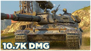 60TP Lewandowskiego • 107K DAMAGE • WoT Blitz [upl. by Nylrahc751]