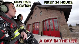 First 24 Hours in a New Fire Station  A Day in the Life [upl. by Aiuoqes]