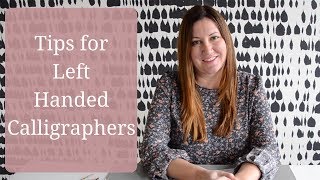 Tips for Left Handed Calligraphers [upl. by Margarette]