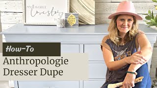 How to Make ANTHROPOLOGIE Style Furniture DIY [upl. by Nalyk333]