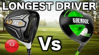 LONGEST DRIVER TAYLORMADE M2 Vs BOMBTECH GRENADE [upl. by Odnesor]