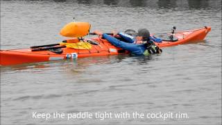 NORTHSEAKAYAK  The Paddle Float Self Rescue [upl. by Aimaj]