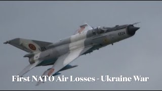 First NATO Air Losses  Ukraine War [upl. by Ynnahc]