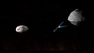 The Double Asteroid Redirection Test DART Hitting an Asteroid Head On [upl. by Atoked]