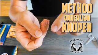 Method onderlijn knopen  Complete uitleg  Maxvissen [upl. by Nelg]