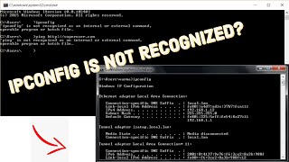 How to Fix IPConfig Not Recognised as Internal or External Command [upl. by Annohsat104]