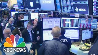 Stock Trading Halted After Markets Plunge At Market Open  NBC News [upl. by Yerak]