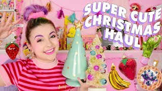 ♡ CUTE N COLOURFUL CHRISTMAS HAUL ♡ [upl. by Ainig510]