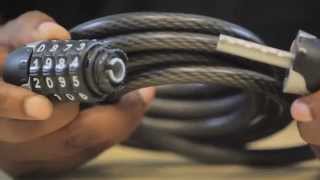 How to reset a Kryptonite Combo Cable [upl. by Dowling713]