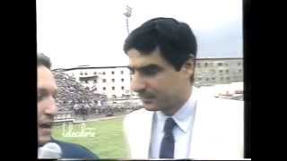 3 giugno 1990  Intervista ad Agostino Di Bartolomei nel giorno delladdio al calcio [upl. by Yesnikcm]