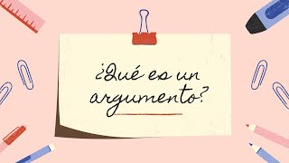 ¿Qué es un argumento [upl. by Okomot]