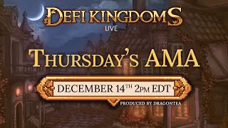 DeFi Kingdoms  AMA December 14 2023 [upl. by Jabin187]