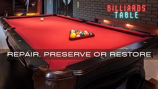 Antique Pool Table Service FAQs [upl. by Mamie]