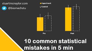 Ten Statistical Mistakes in 5 Min [upl. by Eseyt328]