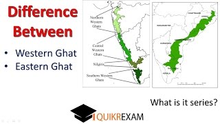 What is the difference between western ghat and eastern ghat [upl. by Onahpets]