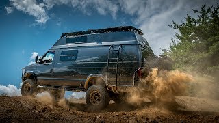 Alpha Van The Ultimate Ford E350 Overland 4x4 [upl. by Strohben611]