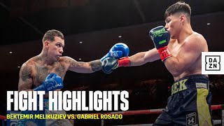 HIGHLIGHTS  Bektemir Melikuziev vs Gabe Rosado [upl. by Nongim]