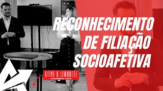 DIREITO DE FAMÍLIA Reconhecimento de filiação socioafetiva [upl. by Naired]