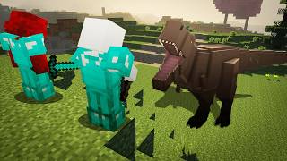 Surviving Dinosaurs in Minecraft [upl. by Negiam]