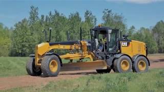 Cross Slope on Cat Motor Grader [upl. by Elleda868]