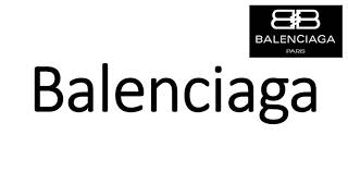 How to Pronounce Balenciaga CORRECTLY [upl. by Arden938]