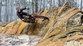 BEST TRAIL EVER Mountain Biking Fitzgerald Mountain in Springdale Arkansas [upl. by Ulund]