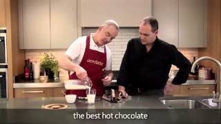 How to make a hot chocolate using an aerolatte milk frother [upl. by Pack]