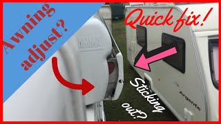 DO THIS Fiamma Canopy Awning fix tips 2021 [upl. by Novart]